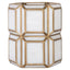 Hurricane light Ariana messing antikk liten Richmond Interiors Lanterne og lysglass