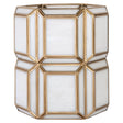 Hurricane light Ariana messing antikk liten Richmond Interiors Lanterne og lysglass