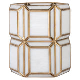 Hurricane light Ariana messing antikk liten Richmond Interiors Lanterne og lysglass