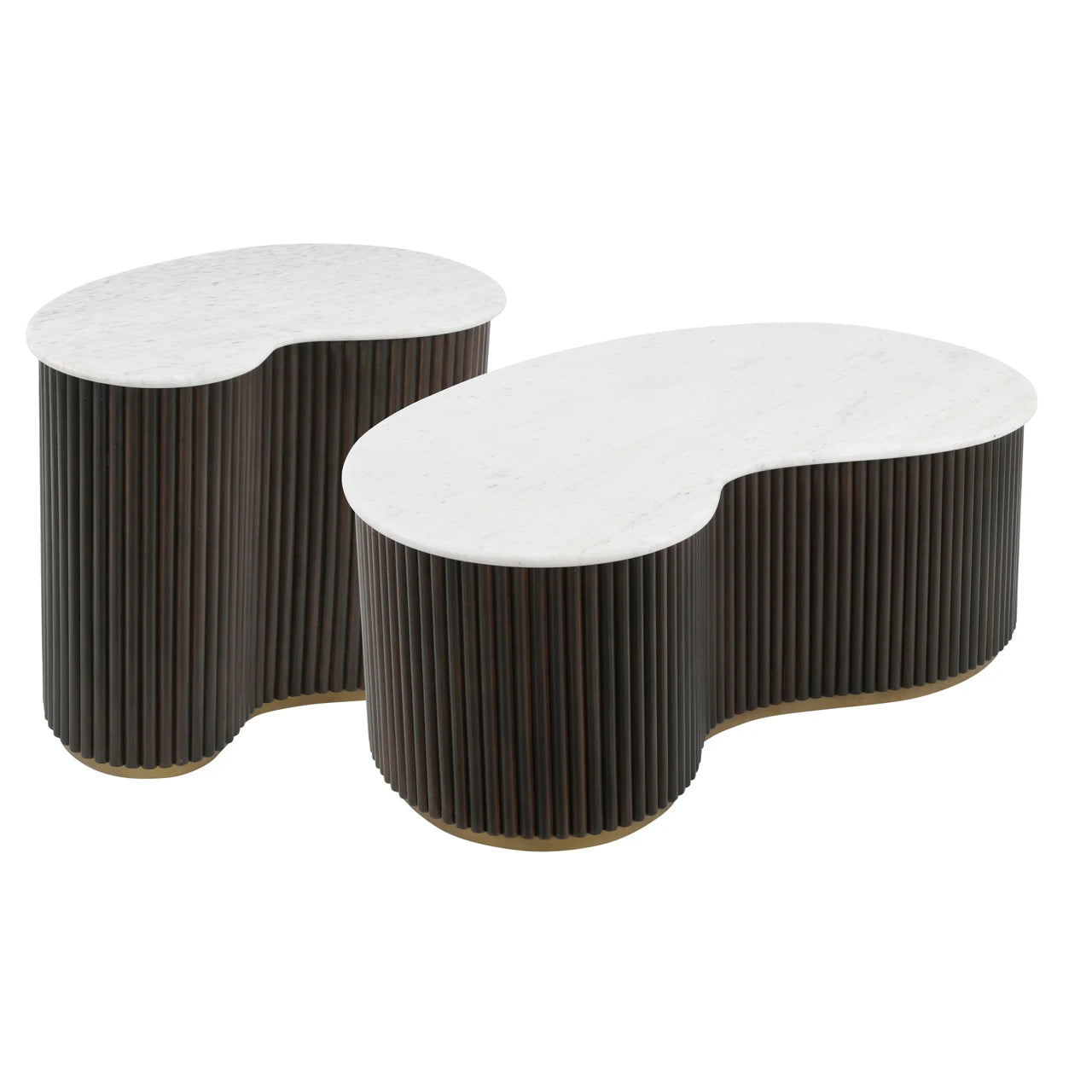 Salongbord Mayfield brunt sett med 2 Richmond Interiors Sofabord