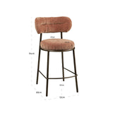 Krakk Encanto Vær rett mocha mousse Richmond Interiors Barstol