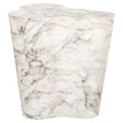 Utendørs sidebord Rockyard hvit marmorlook Richmond Interiors Sidebord