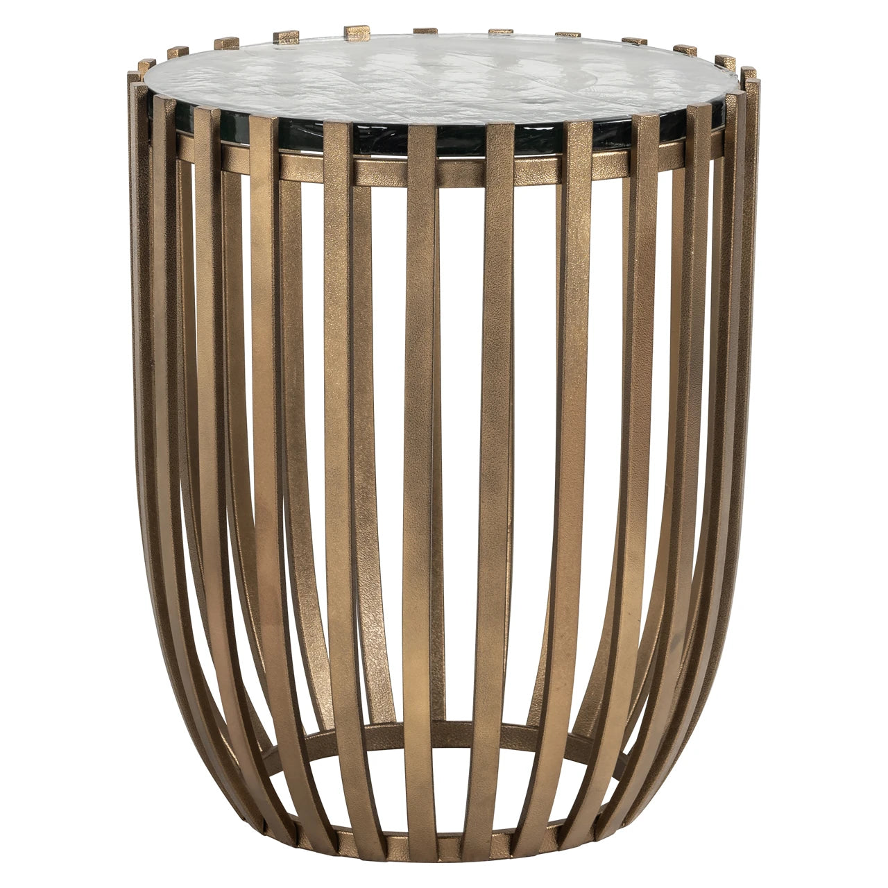 Endebord Volante gull 47,5Ø Richmond Interiors Sidebord