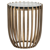 Endebord Volante gull 47,5Ø Richmond Interiors Sidebord