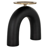 Lysestake Livi svart/gull stor Richmond Interiors Lysestake