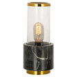 Bordlampe Conan svart/gull Richmond Interiors Bordlampe