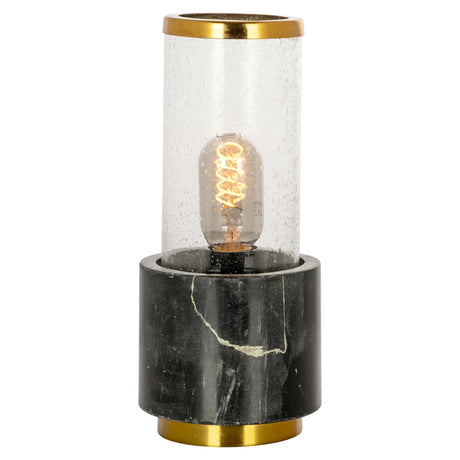 Bordlampe Conan svart/gull Richmond Interiors Bordlampe