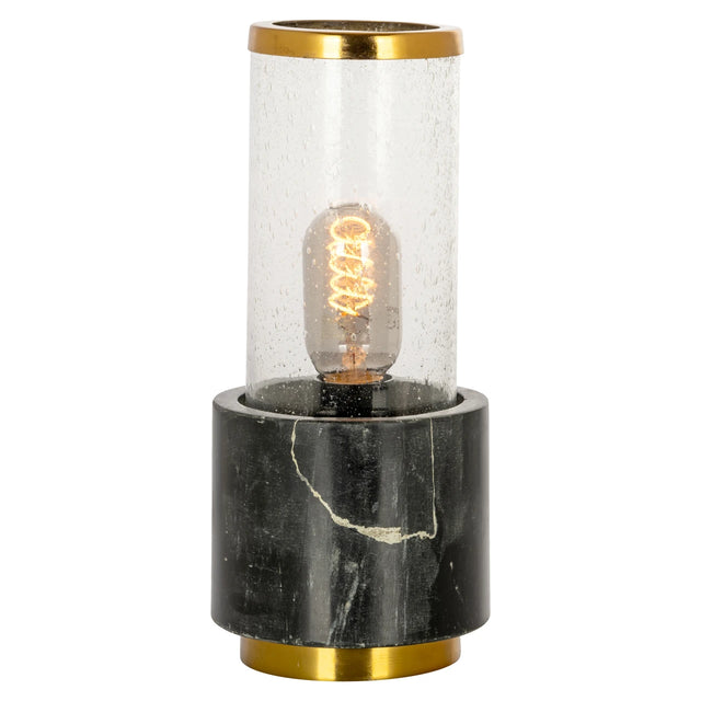 Bordlampe Conan svart/gull Richmond Interiors Bordlampe
