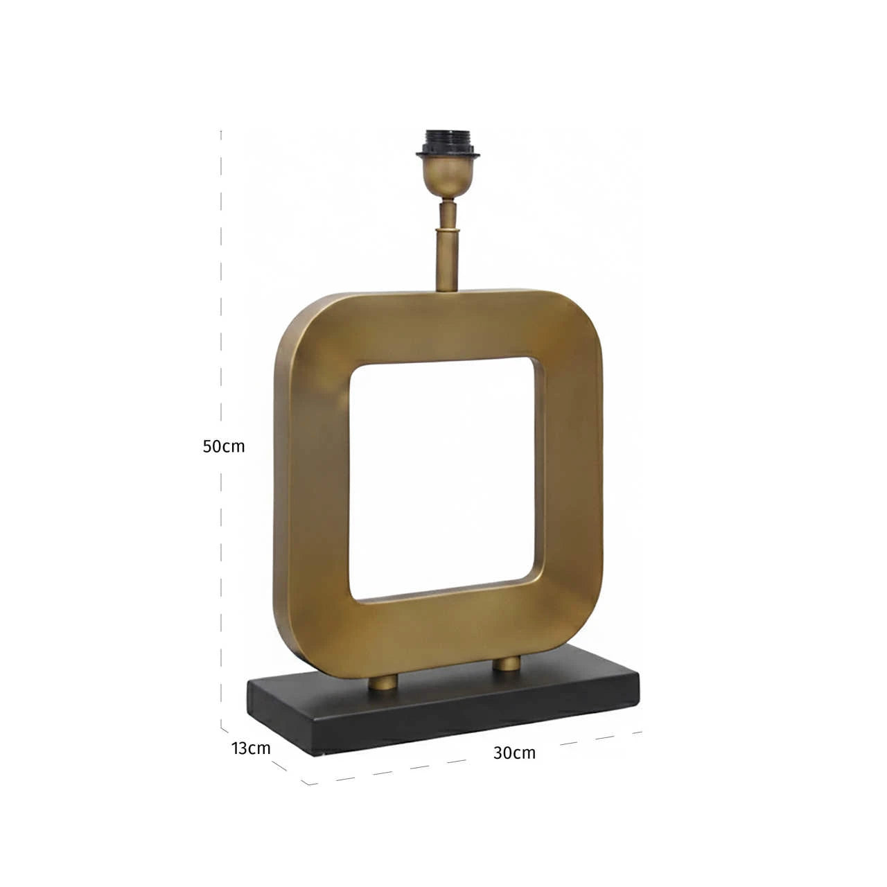 Bordlampe Park antikk messing Richmond Interiors Bordlampe