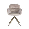 Spisestol Aline khaki fløyel svingbar flammehemmende Richmond Interiors Spisestol