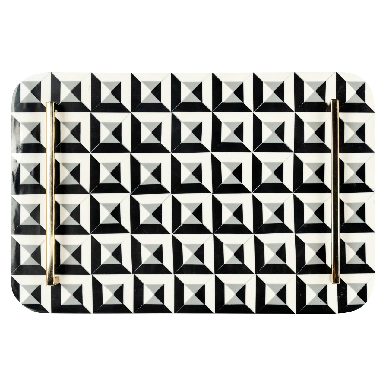 Skuff Birte svart/hvit Richmond Interiors Serveringsbrett
