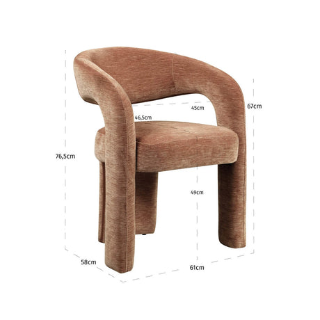 Spisestol Soho Be straight mocha mousse Richmond Interiors Spisestol
