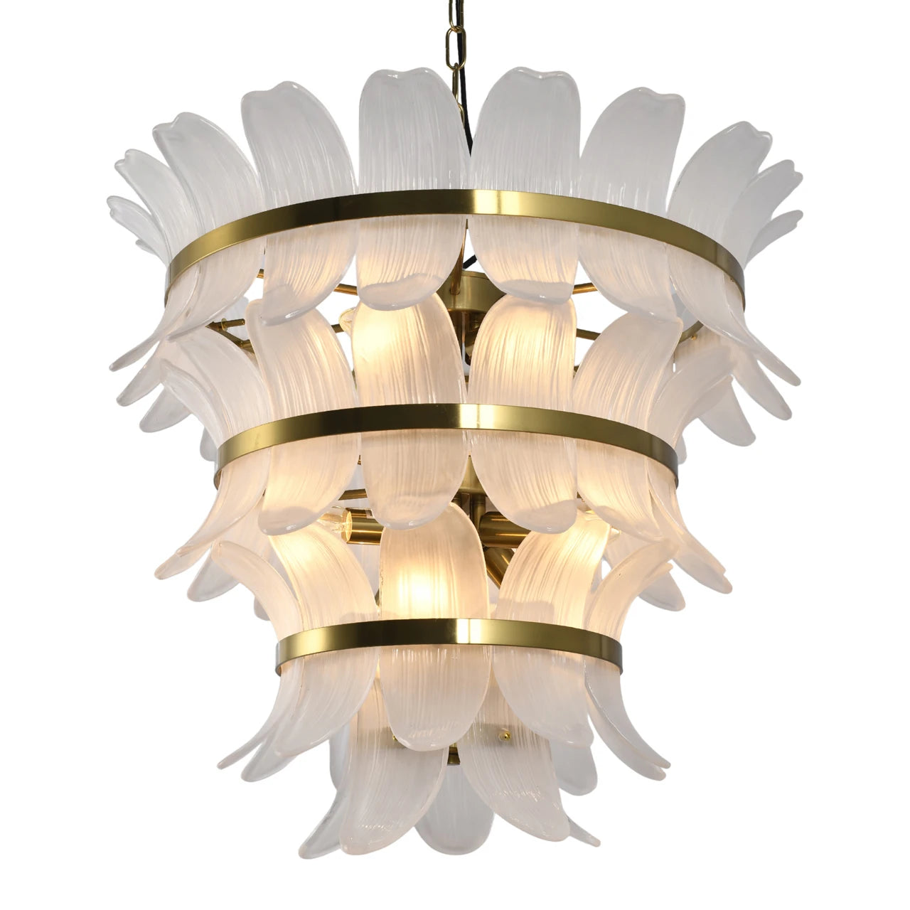 Lysekrone Ameline antikk messing Richmond Interiors Taklampe