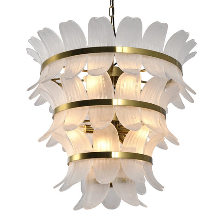 Lysekrone Ameline antikk messing Richmond Interiors Taklampe