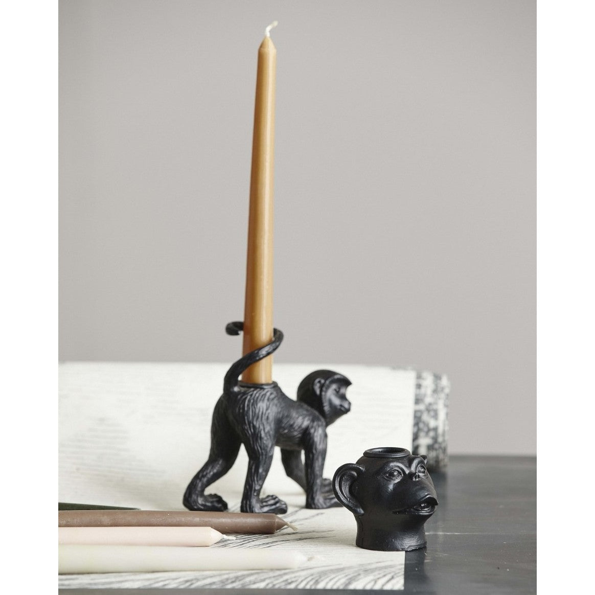 CANDLE stearinlys - h30 cm - ravgul Nordal CANDLES