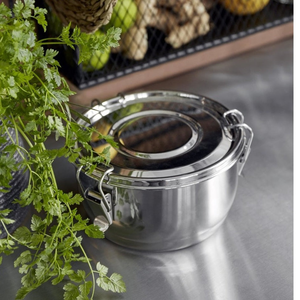 CANI rund matkasse i rustfritt stål - ø15 cm Nordal KITCHEN AC