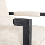 Spisestol Beck hvit chenille Richmond Interiors Spisestol