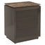 Nightstand Russo askebrun 3 skuffer Richmond Interiors Nattbord