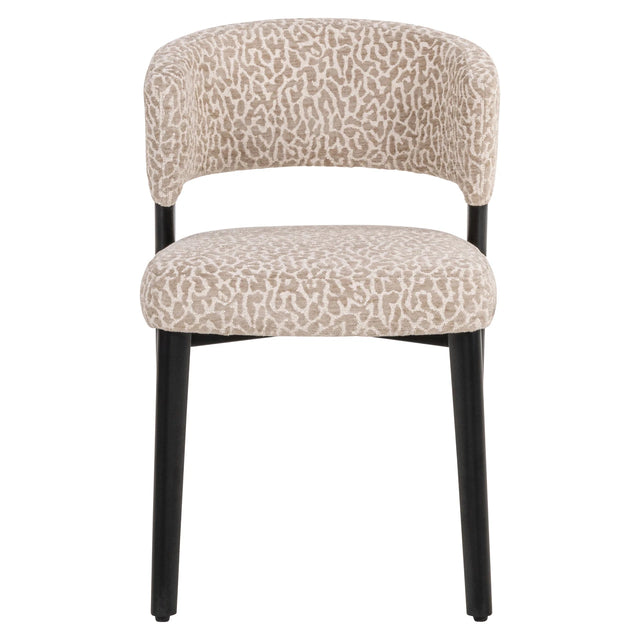 Spisestol Zeno beige leopard Richmond Interiors Spisestol