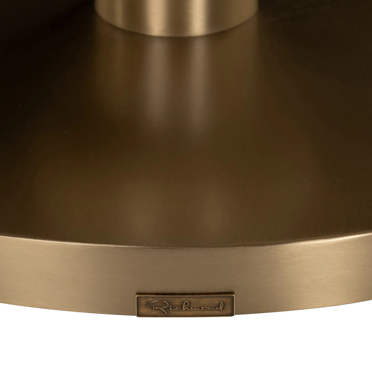 Bistrobord Witlox svart/gull 75Ø Richmond Interiors Bordlampe