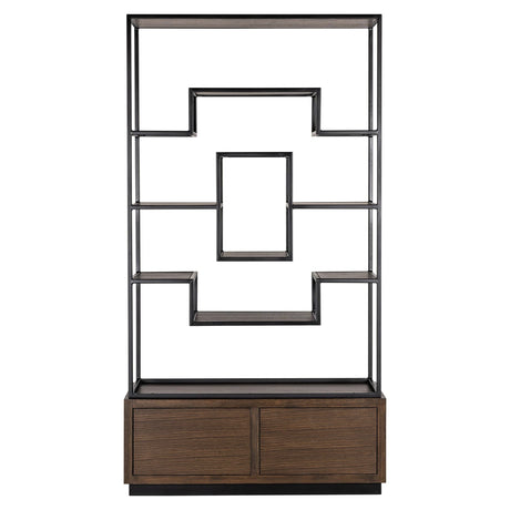Utstillingsskap Bonvoy brun Richmond Interiors Vitrineskap