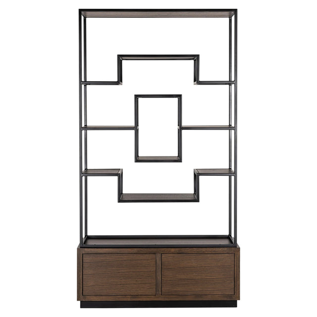 Utstillingsskap Bonvoy brun Richmond Interiors Vitrineskap