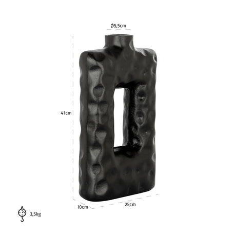 Vase Alain svart Richmond Interiors Vase