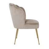 Spisestol Pippa khaki fløyel Richmond Interiors Spisestol