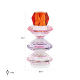 Lysestake Yalena rosa stor Richmond Interiors Lysestake