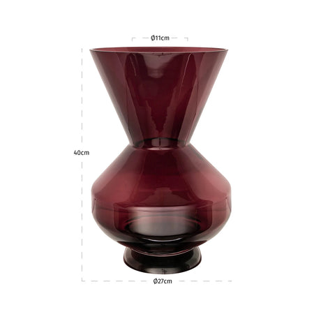 Vase Veya burgunder Richmond Interiors Vase