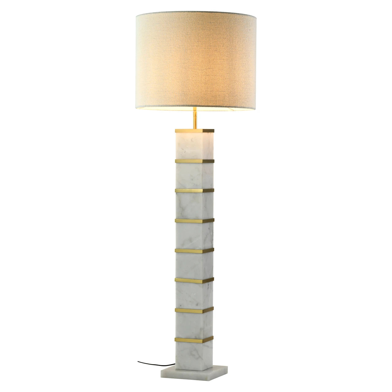 Gulvlampe Celinae hvit inkludert lampeskjerm Richmond Interiors Gulvlampe