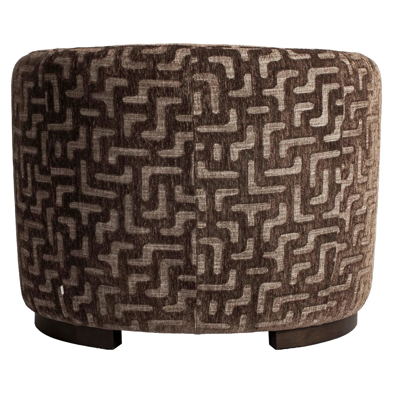 Lenestol Hannah brun labyrint brannhemmende Richmond Interiors Lenestol