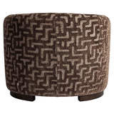 Lenestol Hannah brun labyrint brannhemmende Richmond Interiors Lenestol