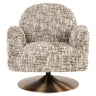 Loungestol Kagney brun omara svingbar Richmond Interiors Lenestol