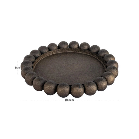 Tray Marlow messing antikk Richmond Interiors Serveringsbrett