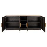 Sideboard Claremont brun 4-dører 2-hyller Richmond Interiors Skjenk