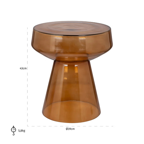 Endebord Bowen brun Richmond Interiors Sidebord
