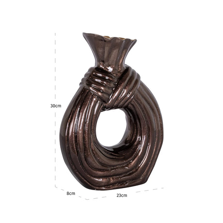 Vase Suen mørk brun stor Richmond Interiors Vase