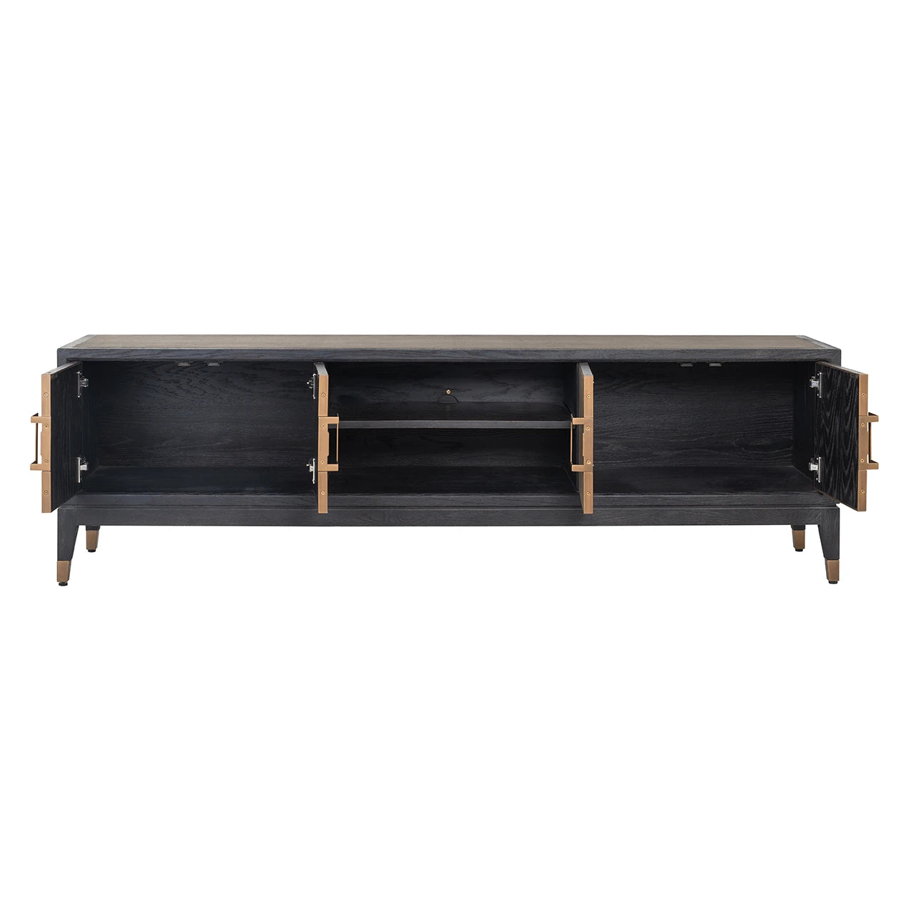 TV-benk Bloomville brass shagreen Richmond Interiors TV-benk