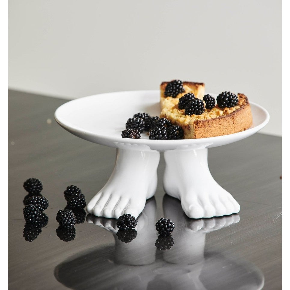 CICELY keramisk kakepott - ø29,5 cm - hvit Nordal TRAYETAGER