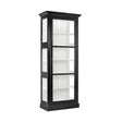 CLASSIC vitrine i tre - 212x84 - svart/hvitt Nordal CABINETS