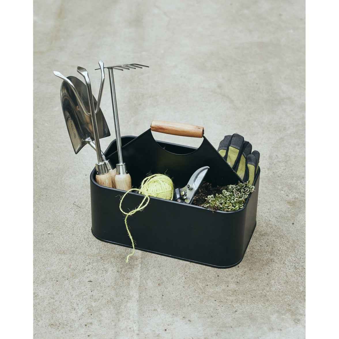 CLEANY vaskekurv av jern - 30x18 cm - matt svart Nordal CLEANING