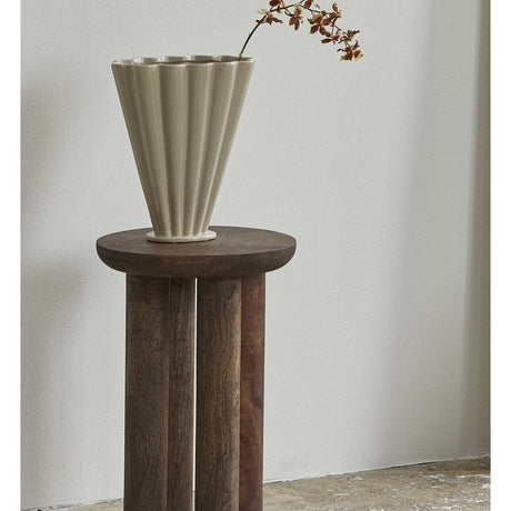 COLLA keramisk vase - h28,5 cm - sand Nordal INDOOR POT