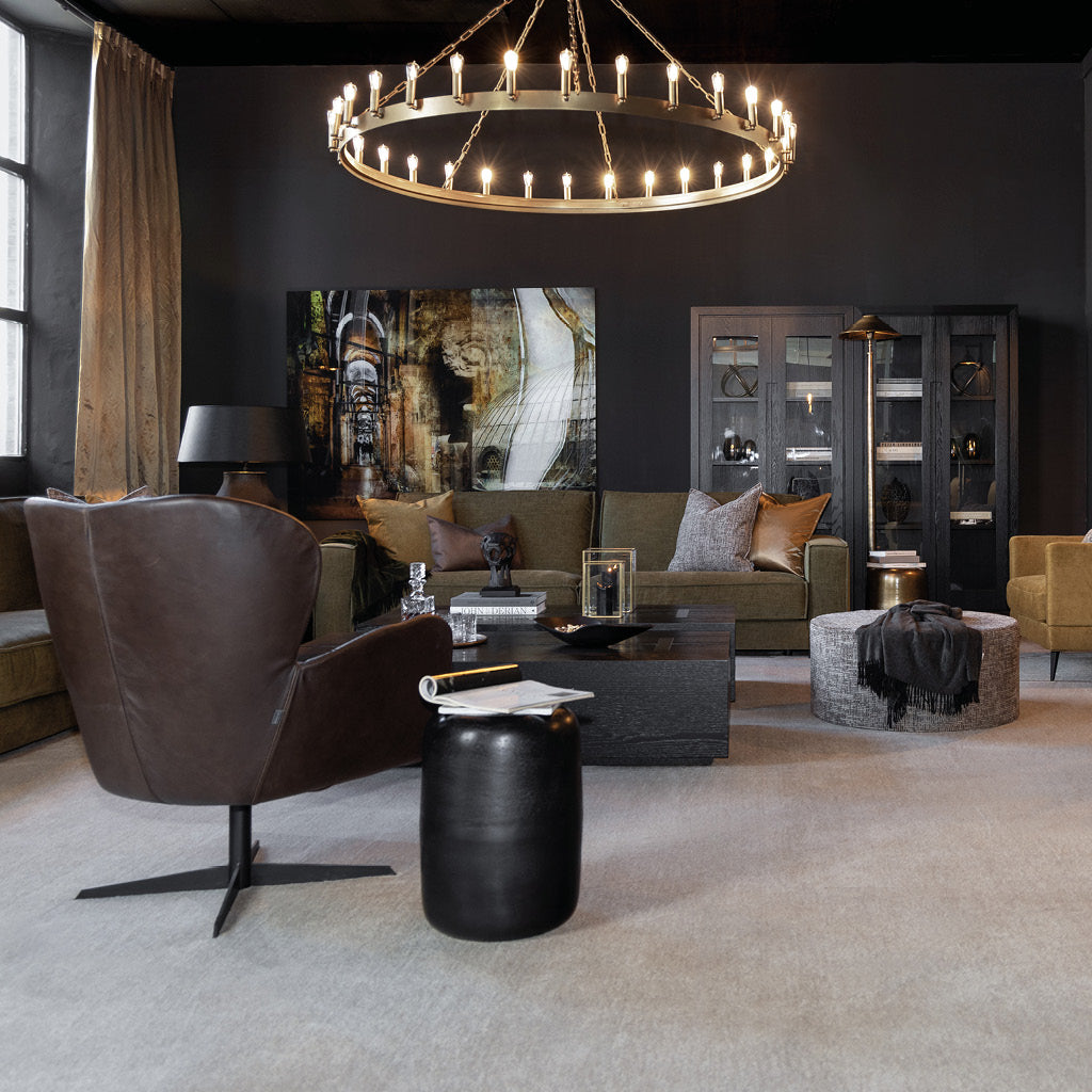 Crown Taklampe Brass Artwood Taklampe