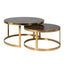 Salongbord Conrad gull Sett med 2 Richmond Interiors Sofabord