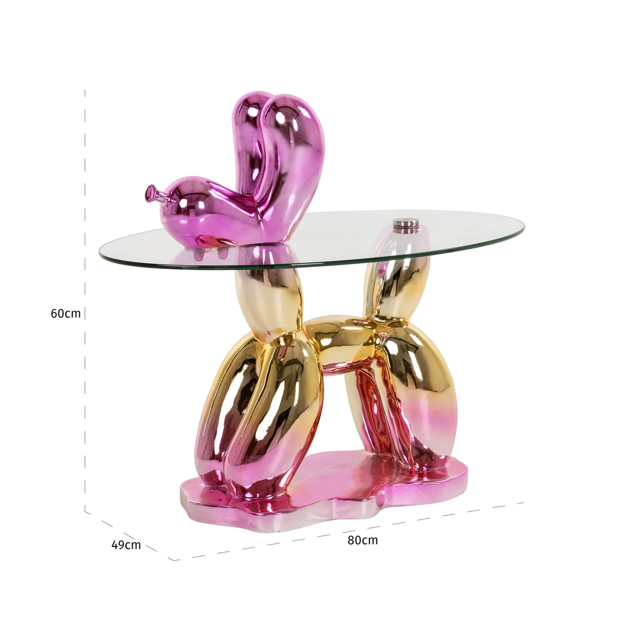 Endebord Usha rosa Richmond Interiors Sidebord