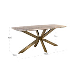 Spisebord Bottega Blush beige dansk oval 190 Richmond Interiors Spisebord