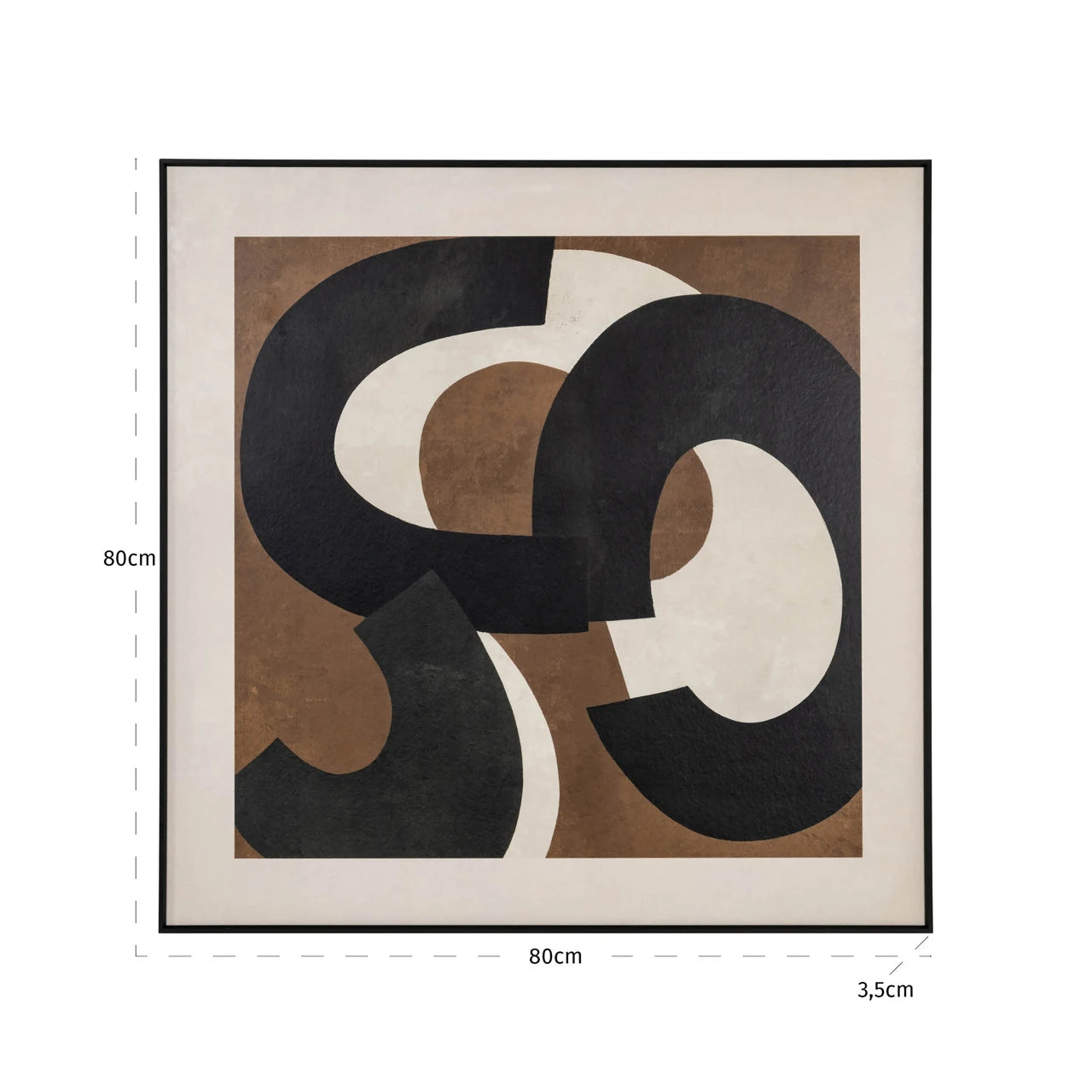 Veggkunst Euphoria brun høyre Richmond Interiors Bilde