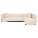 Sofa Pandora beige angora lounge høyre Richmond Interiors Sofa