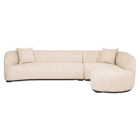 Sofa Pandora beige angora lounge høyre Richmond Interiors Sofa